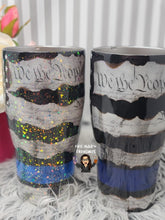 Load image into Gallery viewer, We The People Tumbler (Thin Blue Line)