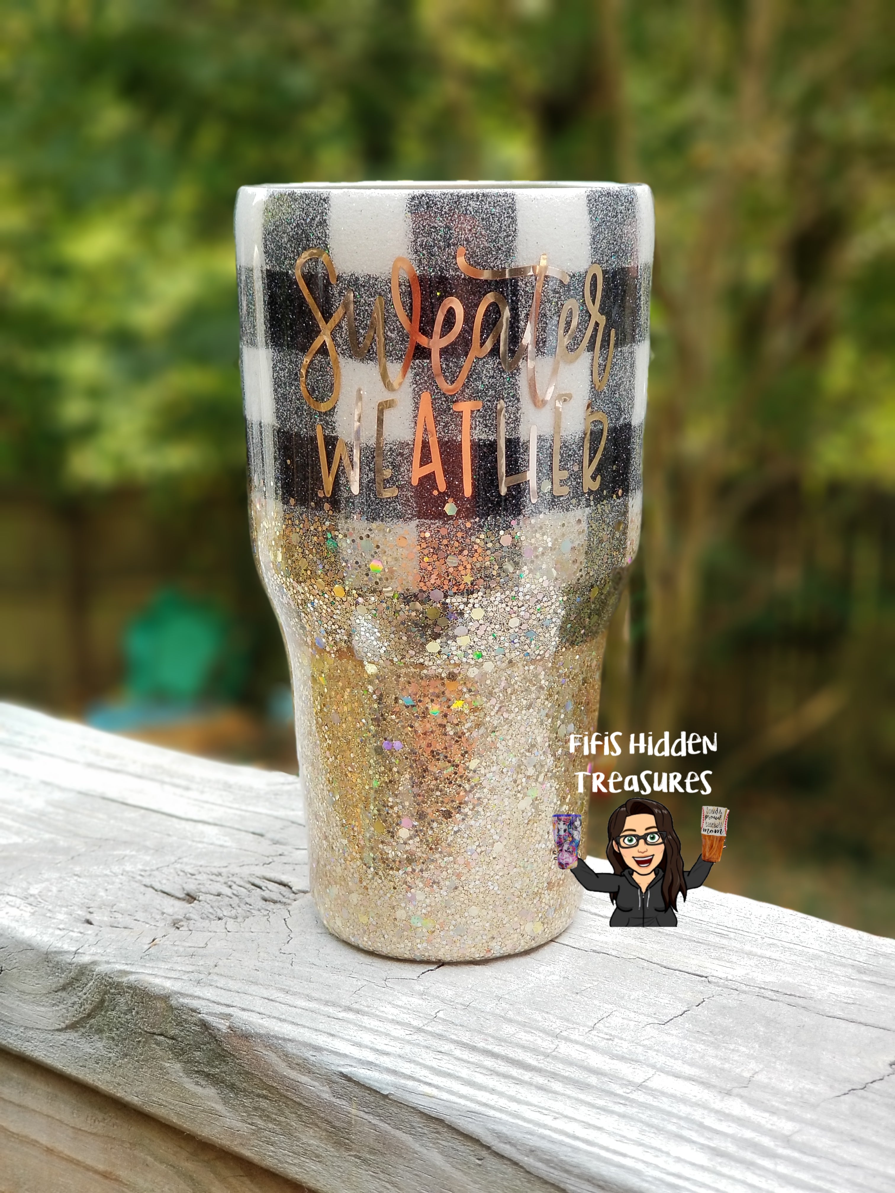 Sweater Weather Fall Engraved YETI Rambler Tumbler Autumn Season Fall  Custom Tumbler Boot Season Fall Lover Gift Autumn Gift 