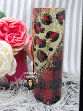 Load image into Gallery viewer, Cheetha plaid Tumbler