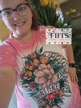 Load image into Gallery viewer, Custom Faux Bleached Tee