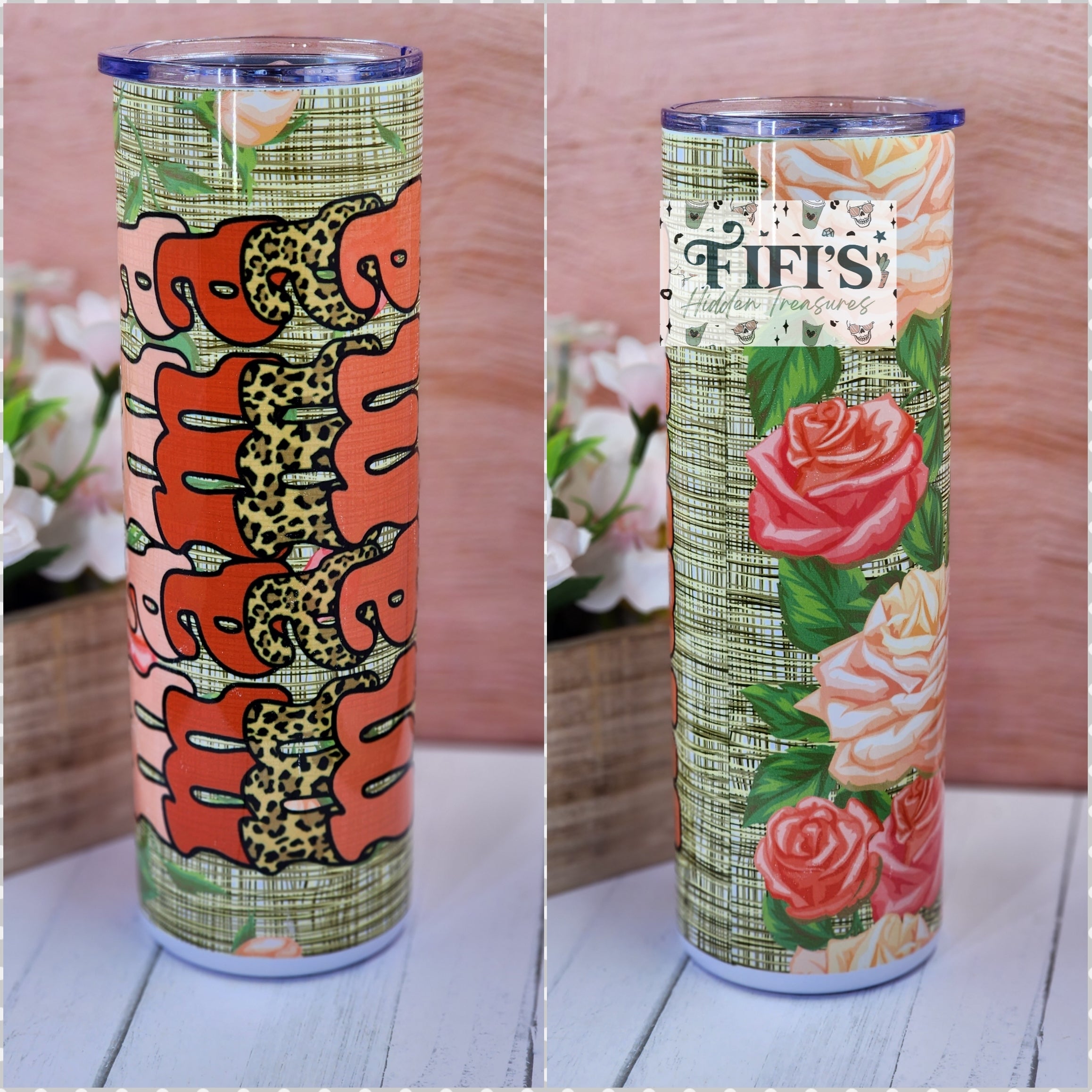 Hippie Mama Flower Tumbler – Eleven 11 Vibes