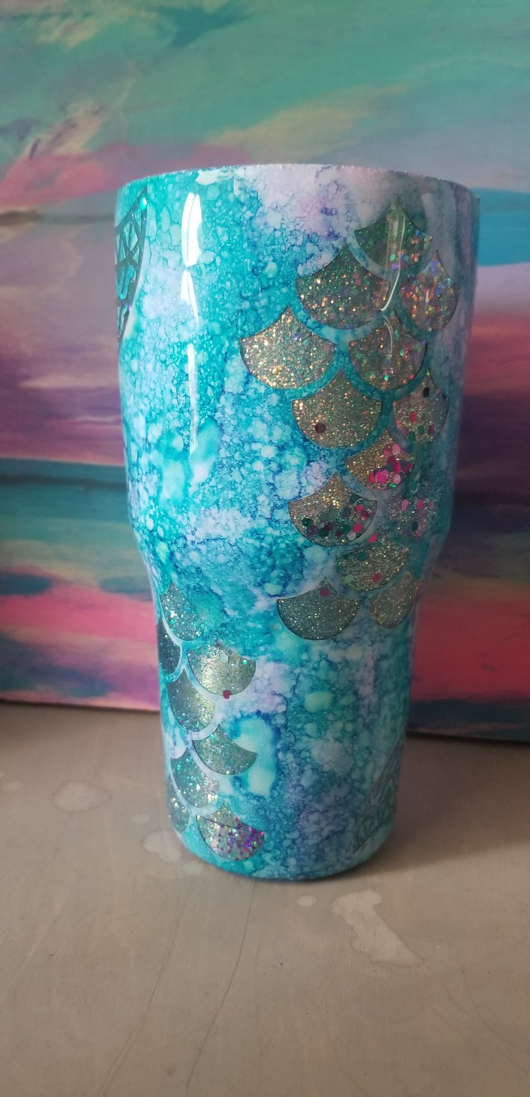 Glitter Mermaid Tumbler – Fifis Hidden Treasures Shop