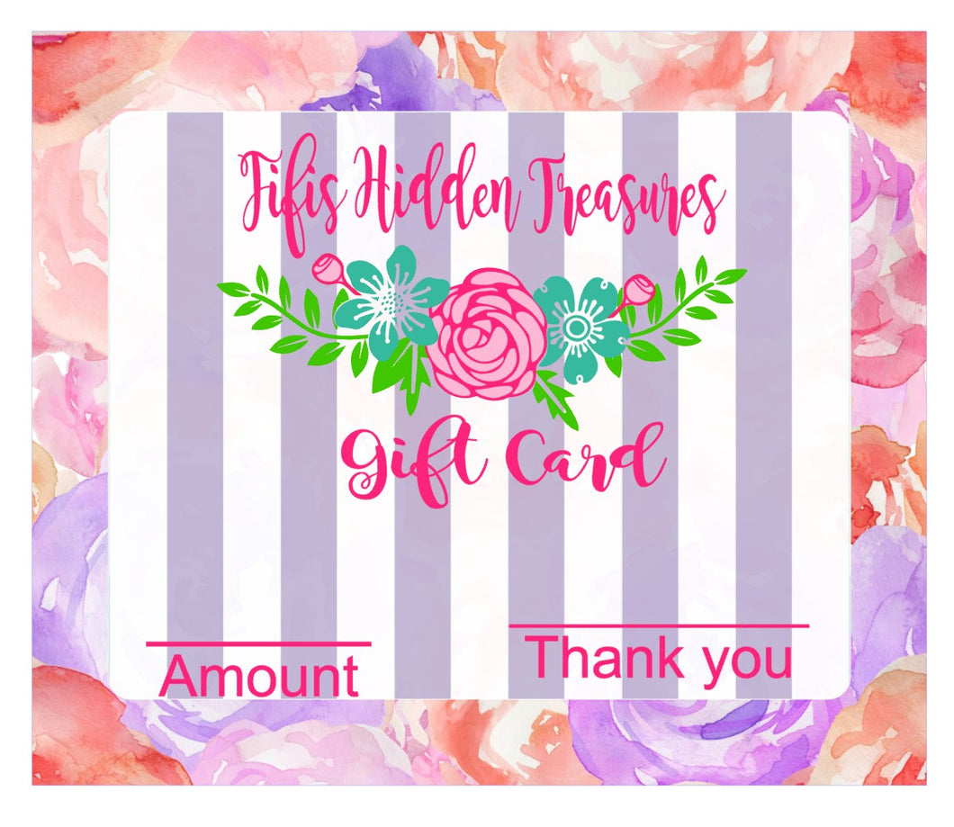Fifis Hidden Treasures Gift Card