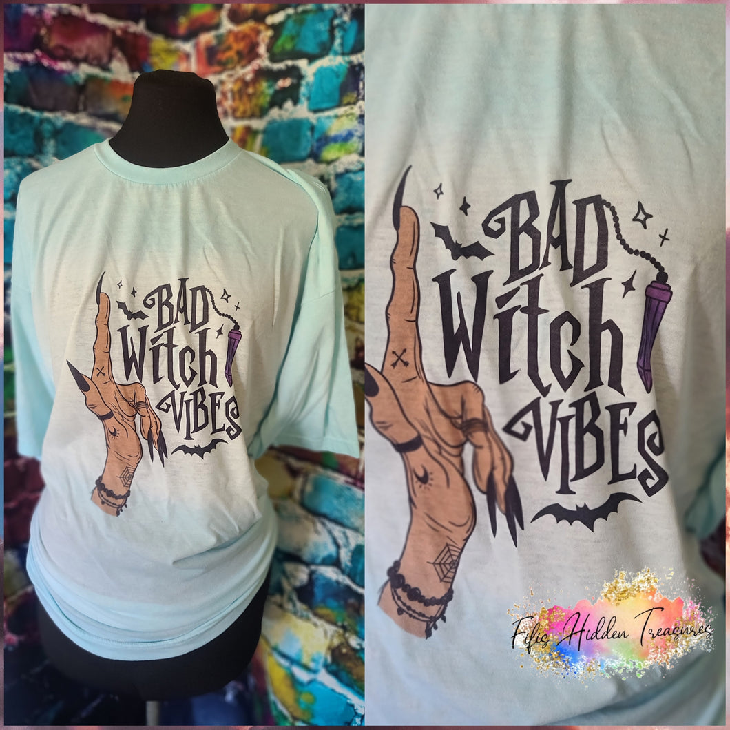 Bad Witch Bleached Tee
