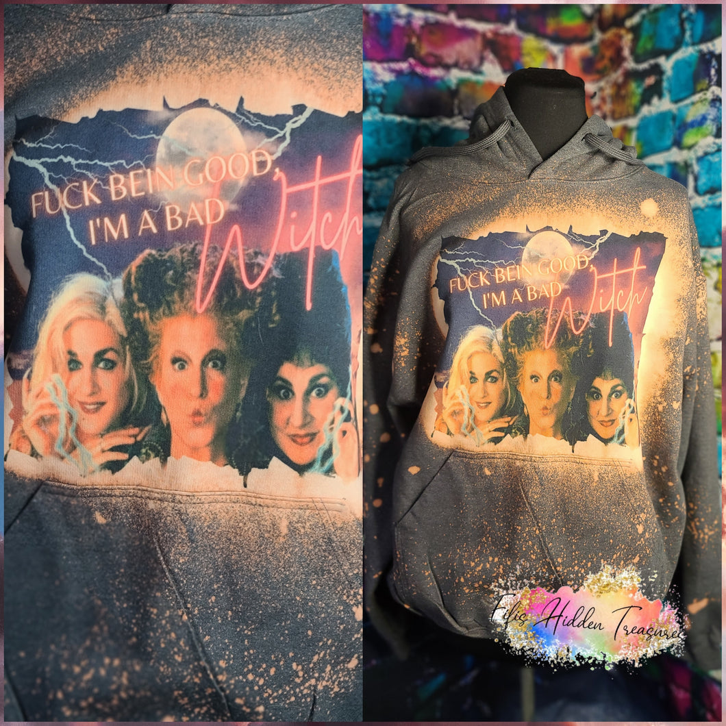 Bad Witch Hoodie Bleached