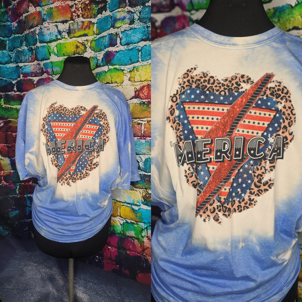 America Bleached Tee