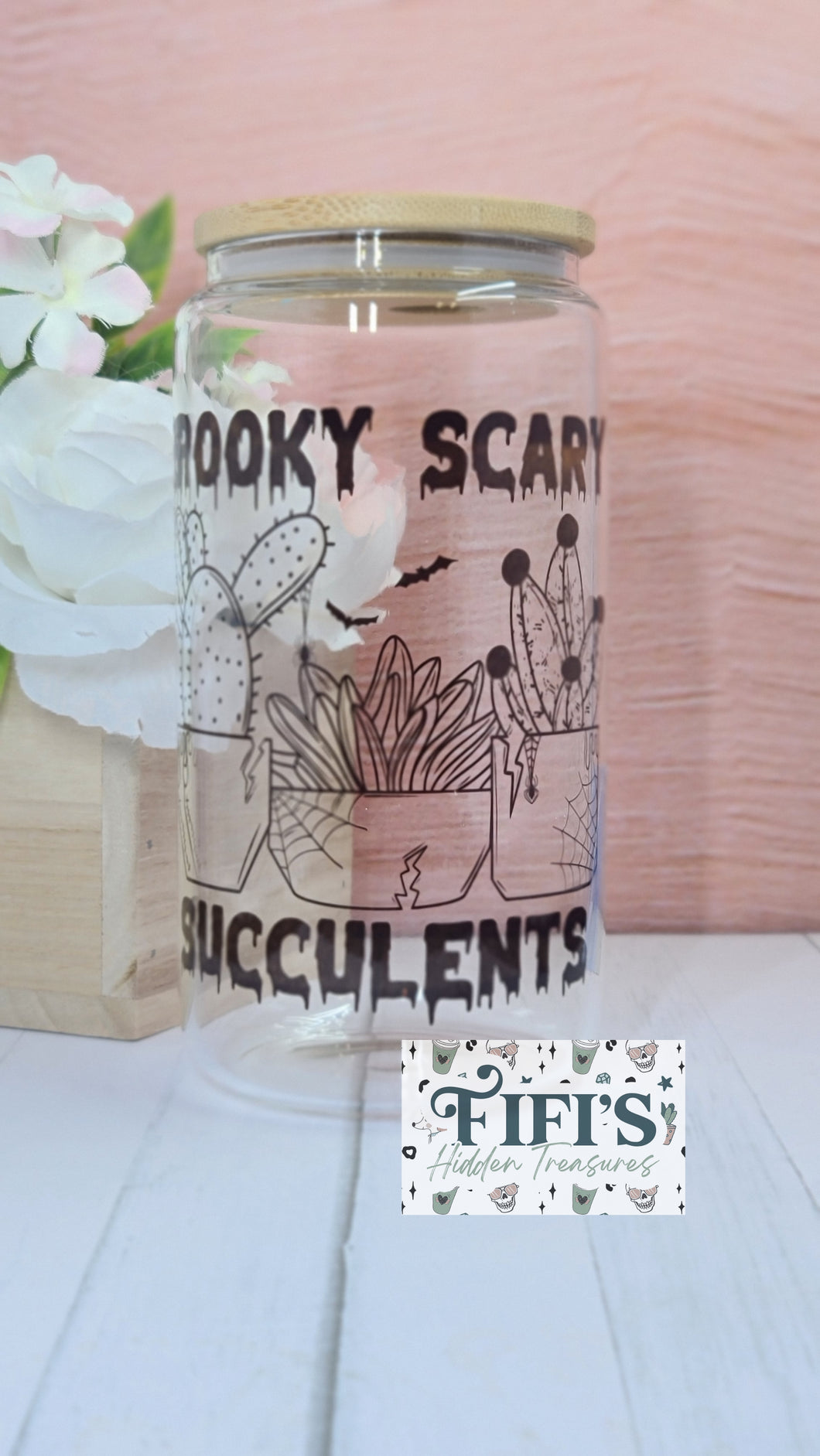 Spooky Scary Succulents 16oz