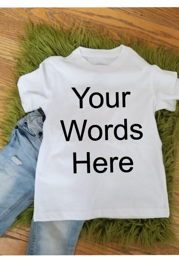 Toddler custom tee